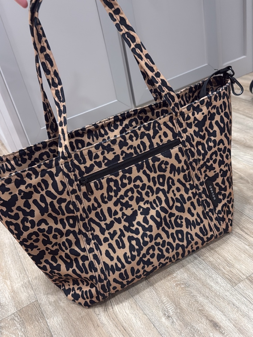Colugo leopard diaper tote mommy bag